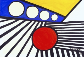 Alexander Calder - Construction with Stripes