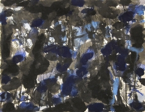 Norman Bluhm - Untitled (blue and Black)