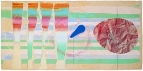 James Rosenquist - Blue Light Bulb Beer Can 1/2 Eye Glass Lens